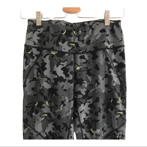 Sweaty Betty The Power Camo Pigeon Print 7/8 Leggings Small - Picture 7 of 15